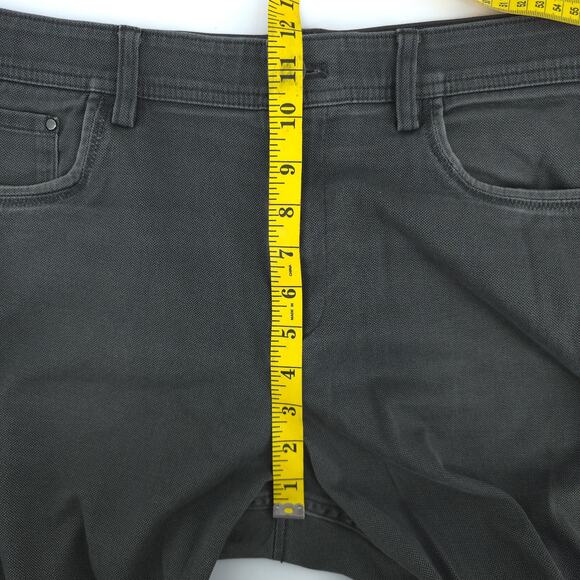 Calvin Klein Men 34X29 Gray Pull On Elastic Waist Stretchy Denim Straight Jean - Picture 14 of 16